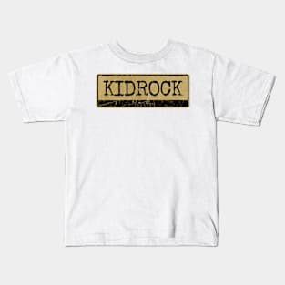 Aliska text black retro - Kidrock Kids T-Shirt